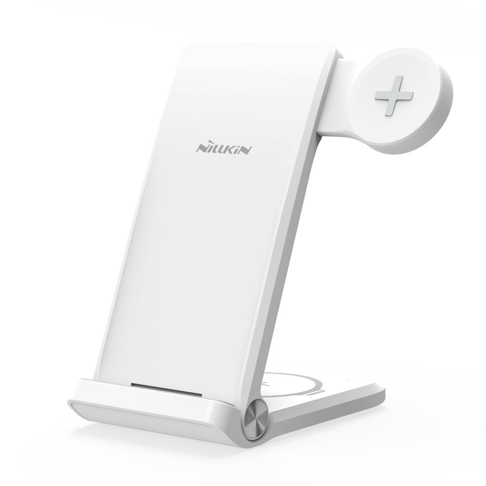 Adaptrid Nillkin - Nillkin PowerTrio 3in1 Wireless Charger for Samsung Watch White