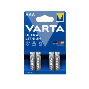 Battery -  Varta Ultra Lithium AAA Battery 4pcs