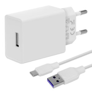 Cables and wires -  OBAL:ME Wall Charger USB-A 10W + USB-A/USB-C Cable 1m White