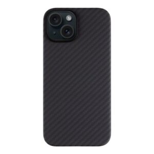 Tagakaaned Tactical - Tactical MagForce Aramid Cover for Apple iPhone 15 Black 