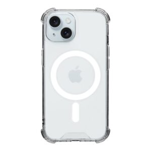Back panel cover Tactical - Tactical MagForce Plyo Cover for Apple iPhone 15 Transparent 