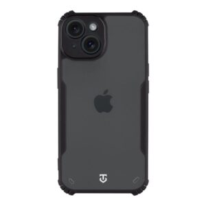 Back panel cover Tactical - Tactical Quantum Stealth Cover for Apple iPhone 15 Clear/Black 