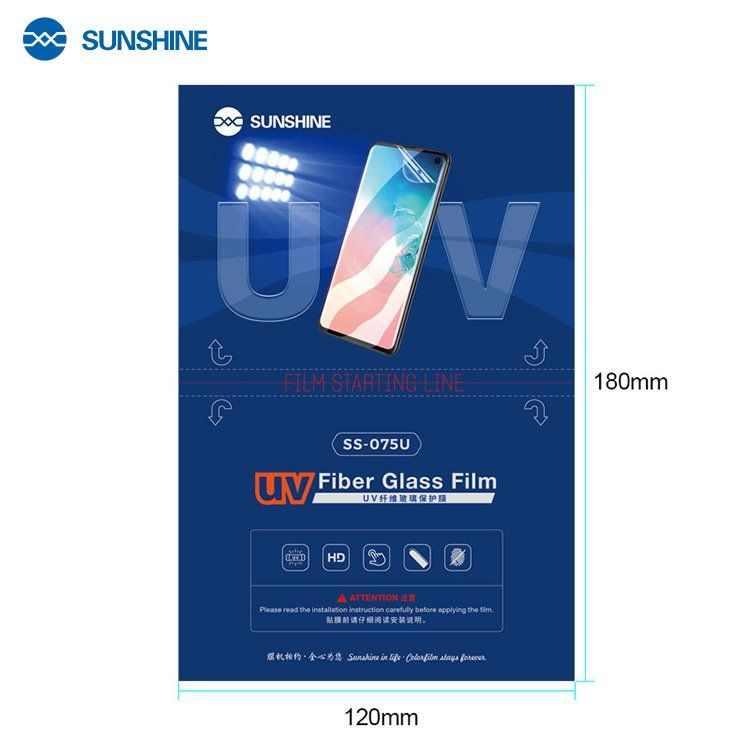 Protective glass - SUNSHINE SS-075U UV Hydrocondensation Films for Smartphones Pack 25 pcs