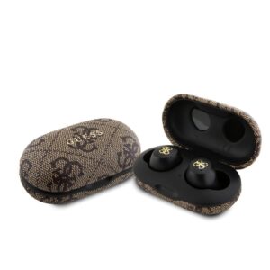 Converter Guess  Guess PU 4G Metal Logo TWS Wireless Earphones Brown