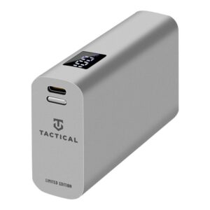 Išorinė baterija Tactical  Tactical EDC Brick 9600mAh Raw Silver