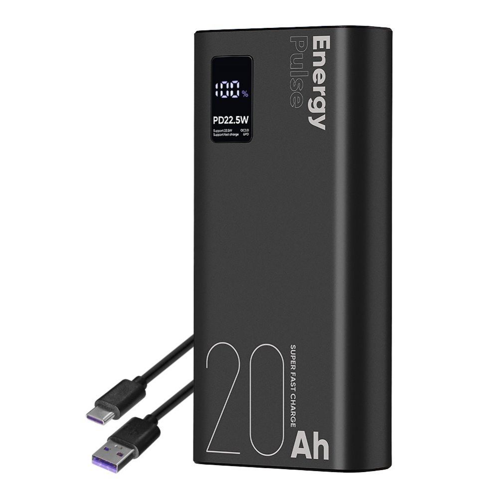 Muu - OBAL:ME EnergyPulse Powerbank 20000mAh 22.5W Black