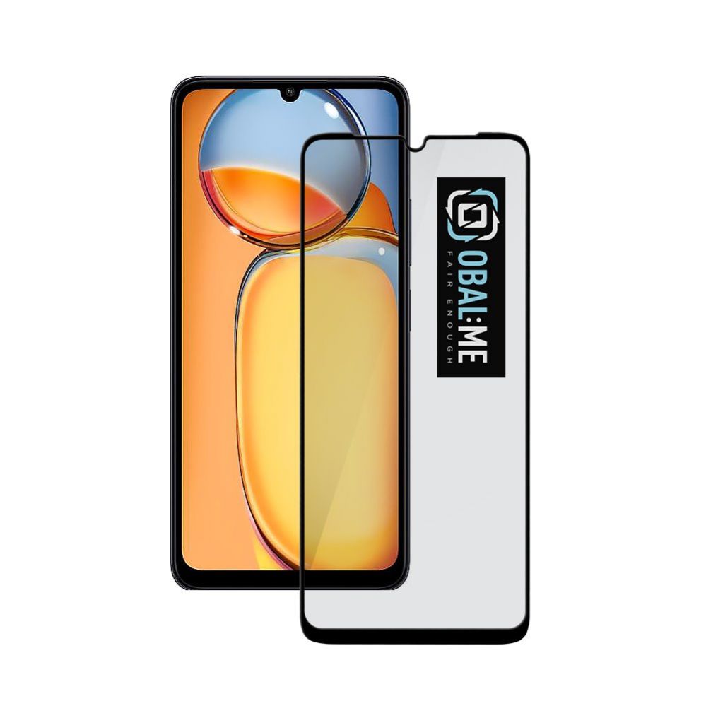 Protective glass - OBAL:ME 5D Glass Screen Protector for Xiaomi Redmi 13C 4G/5G/Poco C65 Black