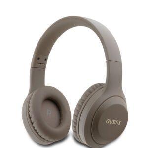Converter Guess - Guess Classic Silver Logo Bluetooth Stereo Headphone Brown