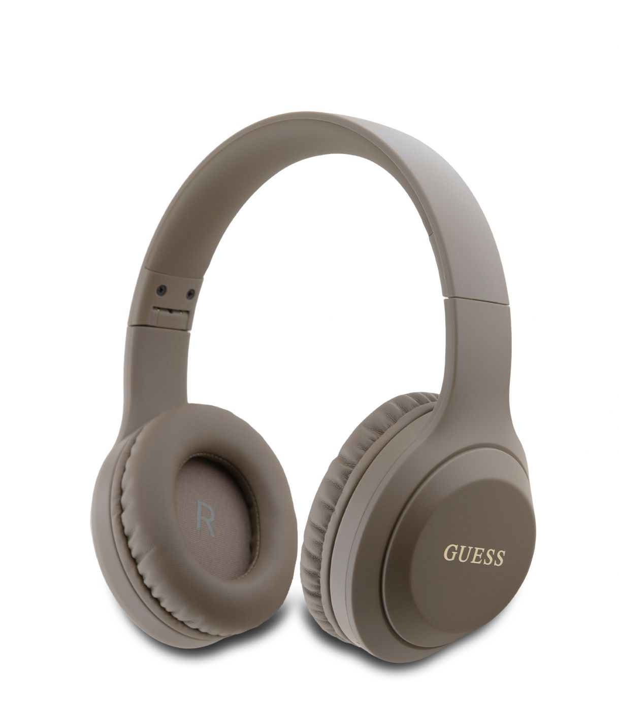 Converter Guess - Guess Classic Silver Logo Bluetooth Stereo Headphone Brown