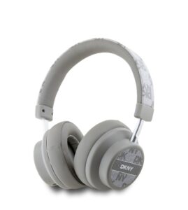 Converter DKNY - DKNY PU Leather Checkered Pattern Wireless Headphone Biege 