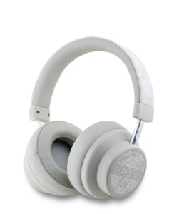 Converter DKNY - DKNY PU Leather Checkered Pattern Wireless Headphone Pearl 