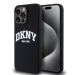 Tagakaaned DKNY Apple DKNY Liquid Silicone Arch Logo MagSafe Case for iPhone 14 Pro Max Black 
