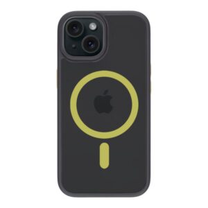 Tagakaaned Tactical - Tactical MagForce Hyperstealth 2.0 Cover for iPhone 15 Black/Yellow 