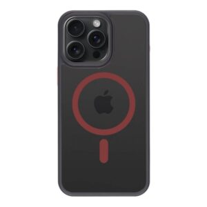 Tagakaaned Tactical - Tactical MagForce Hyperstealth 2.0 Cover for iPhone 15 Pro Max Black/Red 