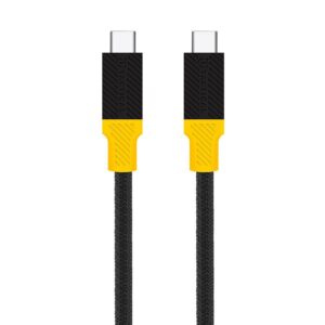 Cable Tactical - Tactical BlackBird Cable USB4 1m Black/Yellow 