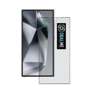 Protective glass -  OBAL:ME Privacy 5D Glass Screen Protector for Samsung Galaxy S24 Ultra Black