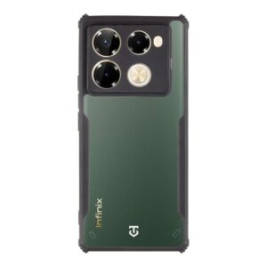 Back panel cover Tactical - Tactical Quantum Stealth Cover for Infinix Note 40 Pro 4G Clear/Black 