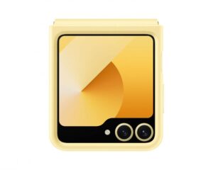 Book case Samsung - EF-VF741PYE Samsung KindSuit Case for Galaxy Z Flip 6 Yellow