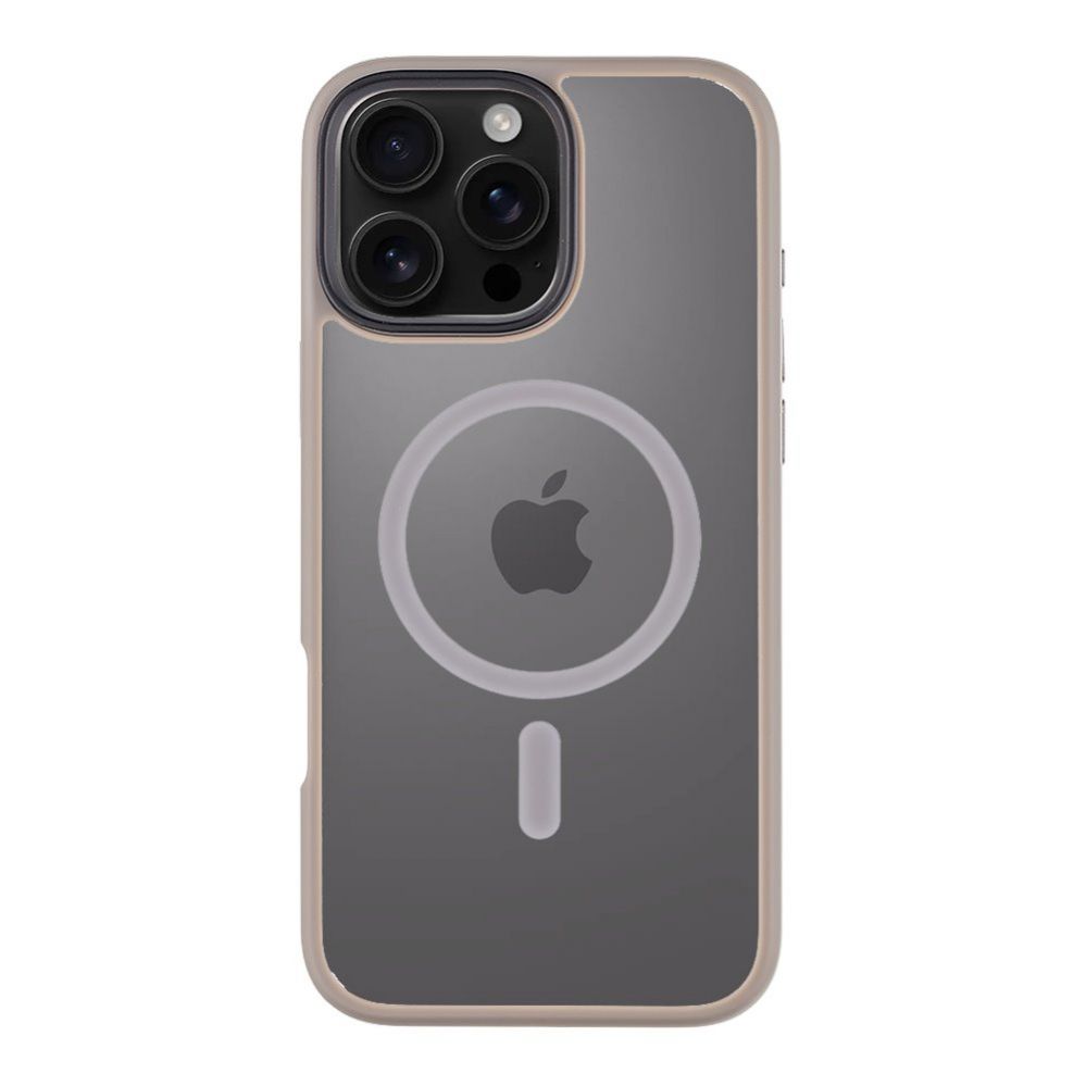 Tagakaaned Tactical - Tactical MagForce Hyperstealth Cover for iPhone 16 Pro Max Light Grey