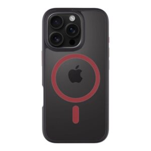 Tagakaaned Tactical - Tactical MagForce Hyperstealth 2.0 Cover for iPhone 16 Pro Black/Red 