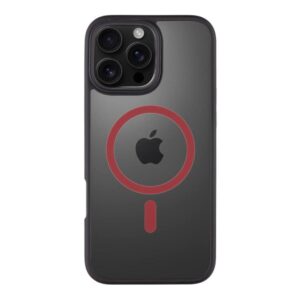 Tagakaaned Tactical - Tactical MagForce Hyperstealth 2.0 Cover for iPhone 16 Pro Max Black/Red 