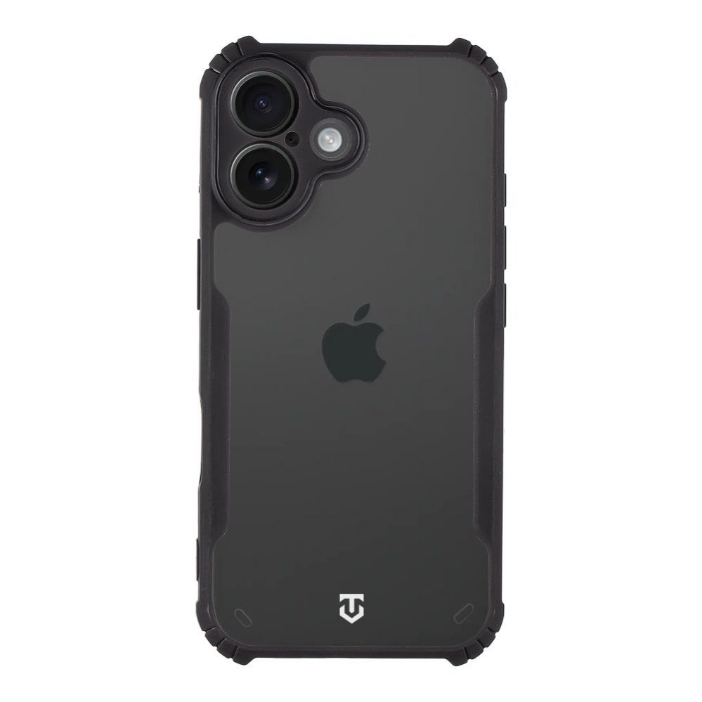 Back panel cover Tactical - Tactical Quantum Stealth Cover for Apple iPhone 16 Clear/Black