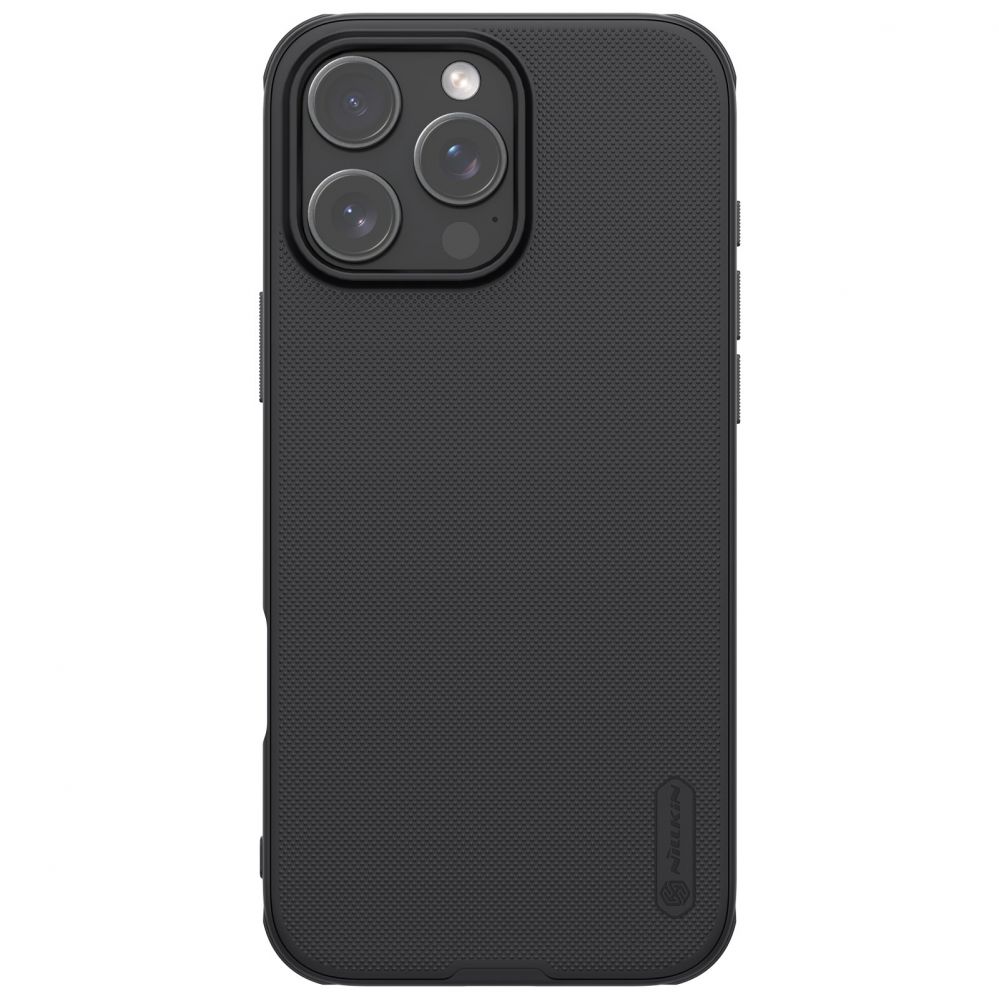 Protective glass Nillkin - Nillkin Super Frosted PRO Back Cover for Apple iPhone 16 Pro Black