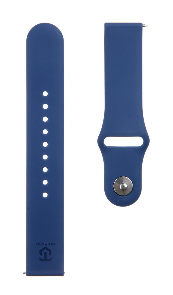 Dirželis Tactical 20mm Silicone Watch Strap Dark Blue