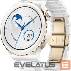 Nutikell Huawei  Watch GT 3 Pro 43mm White Ceramic Case with Ceramic Strap White