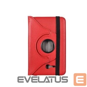 Kaaned iLike  Rotated Book Case for SAMSUNG GALAXY 7.0 TAB 3 LITE Red