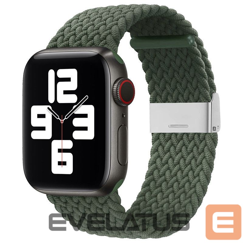Strap iLike Watch 38/40/41mm Braided Fabric Strap Green