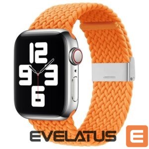 Dirželis iLike Apple Watch 38/40/41mm Braided Fabric Strap Orange