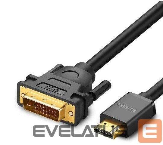 Üleminek iLike Ugreen cable HDMI - DVI 4K 60Hz 30AWG cable 1m Black