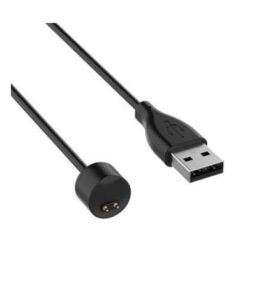 Uzlādes ierīce Tactical Xiaomi USB Charging Cable for Xiaomi Mi Band 5/6/7 Magnetic Black