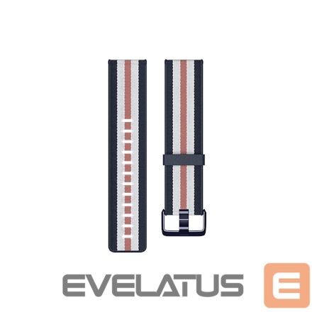 Rihm Fitbit Versa-Lite Woven Hybrid Band, large, navy/pink