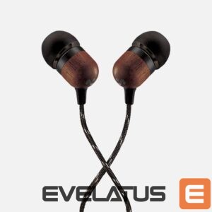 Wired headphones Marley  Earbuds Smile Jamaica 3.5 mm, Signature Black, Built-in microphone 