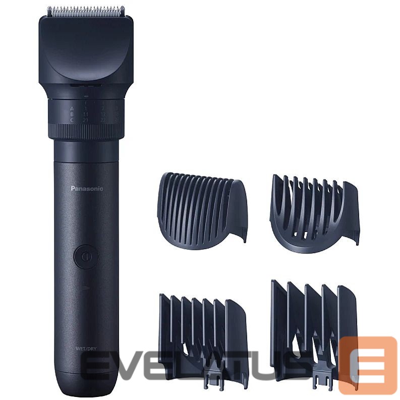 Juukselõikur Panasonic Beard, Hair, Body Trimmer Kit ER-CKN2-A301 MultiShape Cordless, Wet & Dry, 58, Black