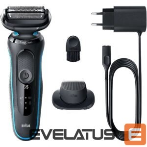 Skustuvas Braun  Shaver 51-M1200s	 Operating time (max) 50 min, Wet & Dry, Black/Mint 