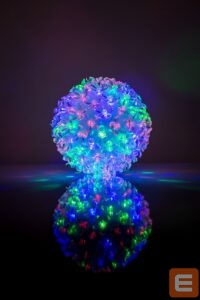 Sisevalgustid iLike N/A Bumba ar puķēm RS-209 100LED D-14cm Multi Color