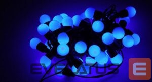 Virtene iekštelpām N/A  100 LED 10m. mini-bumbiņas RS-705B Blue