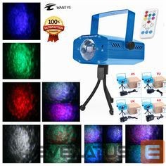Kambarių girlianda KL  Mini Laser Stage Lighting Projetor CB01 Red & Green dots Blue