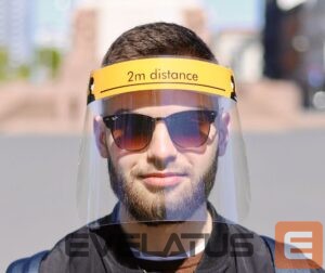 Näokaitse iLike - Face Shield 0.3mm with sponge 