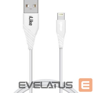 Cable iLike - iLike Evelatus Charging Cable for lightning devices CCI01 White