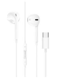 Проводные наушники Borofone  BM80 MAGNIFICENT HEADPHONES WITH MICROPHONE TYPE C White