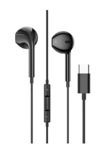 Laidinės ausinės Borofone  BM80 MAGNIFICENT HEADPHONES WITH MICROPHONE TYPE C Black