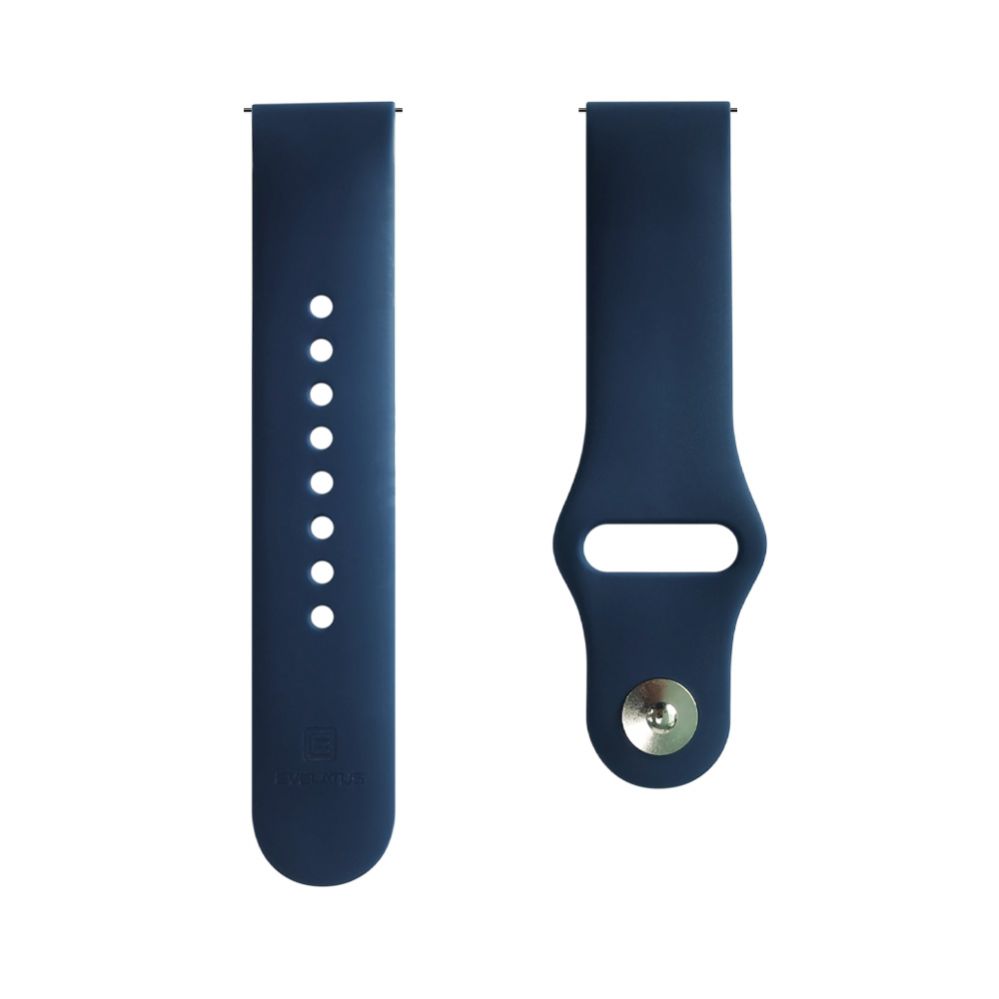 Strap Evelatus Evelatus 20mm Silicone Loop Watch Straps (S/M 110mm) Blue