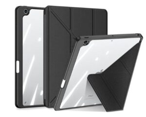 Book case Dux Ducis  Magi case for iPad 10.9 2022 (10 gen.) cover with stylus holder smart cover stand Black