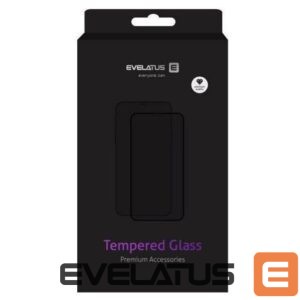 Protective glass Evelatus Samsung Galaxy A14 4G / A14 5G 0.33 Flat Clear Glass Japan Glue Anti-Static Black