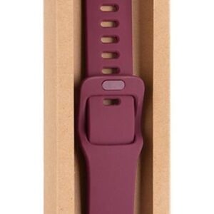 Rihm Tactical Apple Watch 38mm / 40mm Silicone Band with Buckle Wine Red