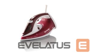 Lygintuvai GORENJE  Steam Iron SIH2200RBC Steam Iron, 2200 W, Water tank capacity 280 ml, Continuous steam 30 g/min, Red/White, Auto power off 